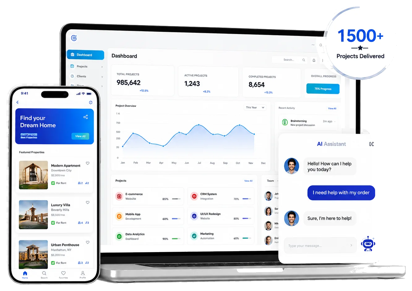 AI Solutions & Custom Software Development Company