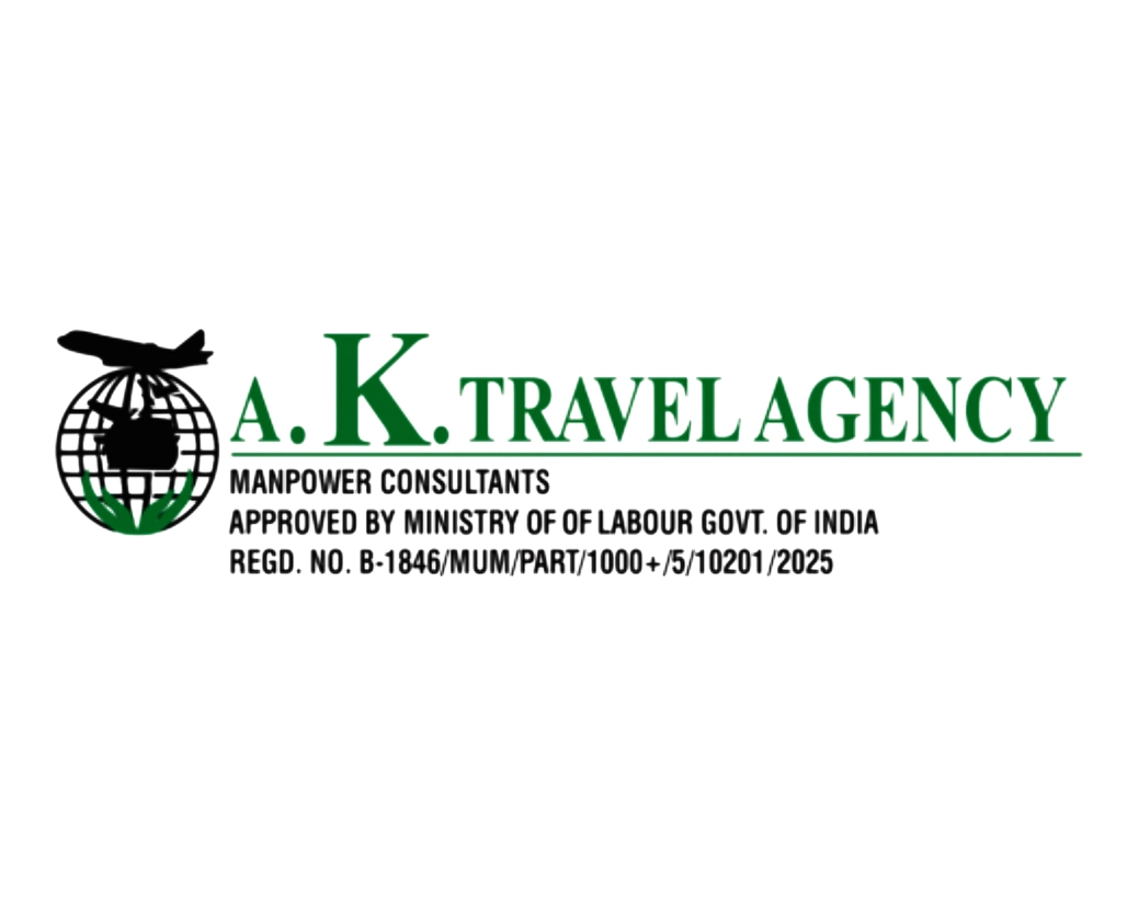 A K Travel Agency logo
