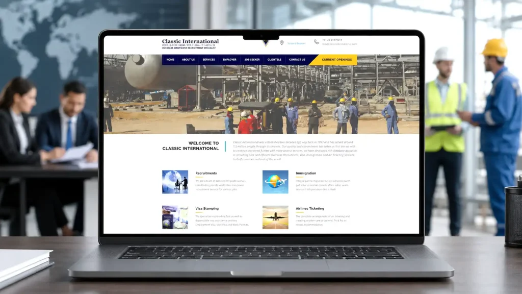 classic international manpower consultancy website