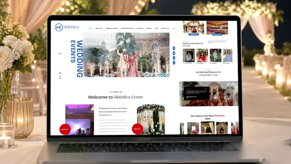 Mokshiva Events Case Study – Corporate Event Web Application