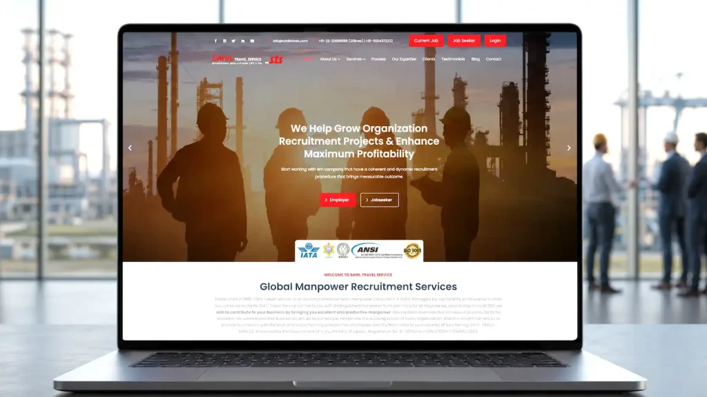 Sahil Consultancy Case Study – Staffing & Recruitment Dashboard