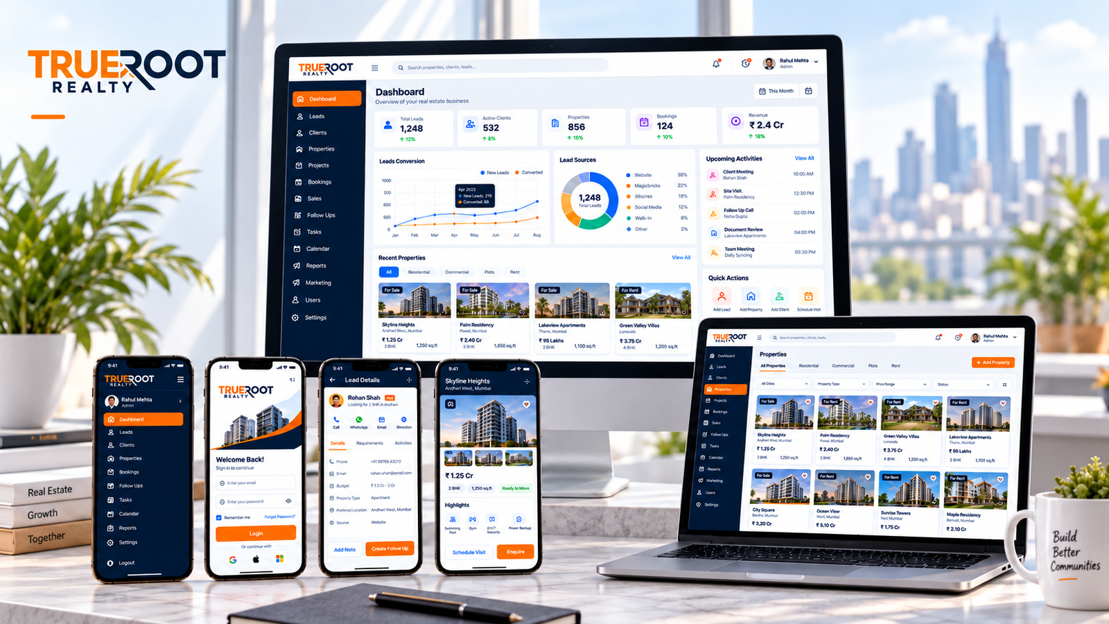 TRUEROOT – Real Estate CRM Software