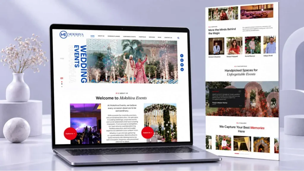 Mokshiva Events Case Study – Corporate Event Web Application