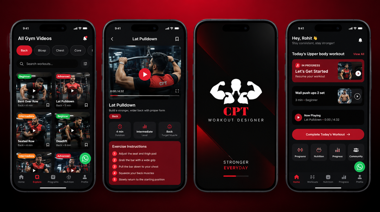 CPT – Fitness App & Management System